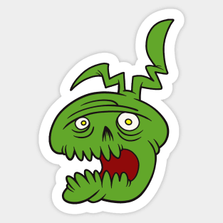 Green monster Sticker